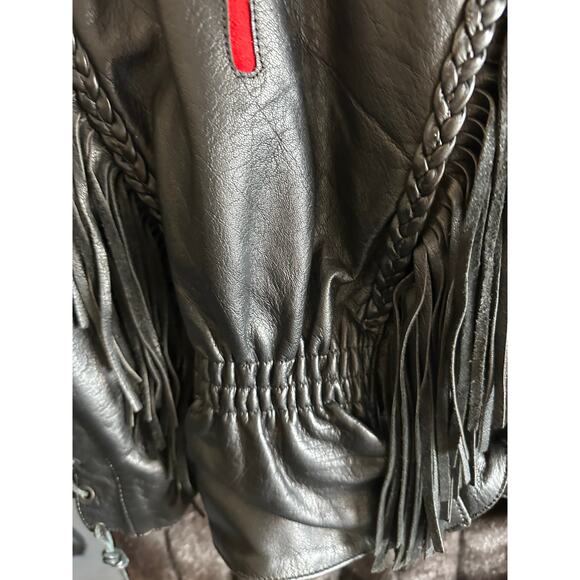 Hot Leathers women’s black friinge jacket - Picture 7 of 12